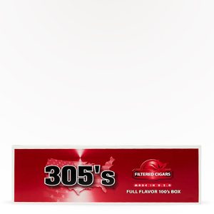 305's Filtered Cigars – Full Flavor 100's – CARTON