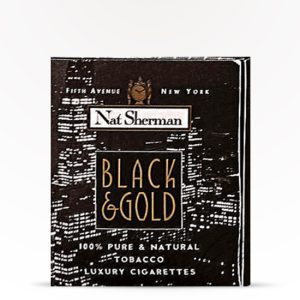 Nat Sherman – Black and Gold – CARTON